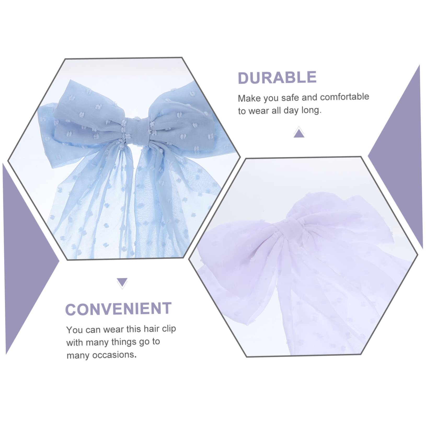 Healeved 12piezas Lazos De Pelo Para Niñas y Mujeres Horquillas De Satén Con Larga Accesorios Elegantes y Clips De Moda Para