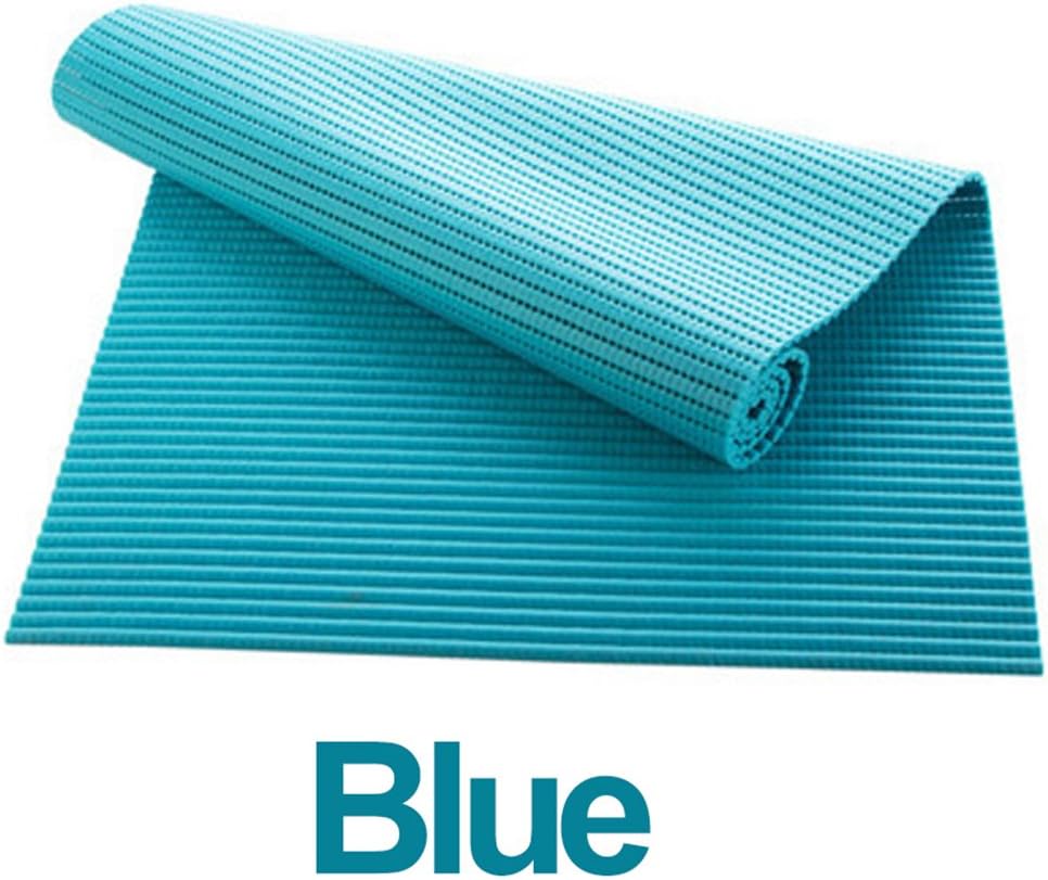 RanBow Floor PVC Waterproof Multifunction Thick Mat,Use in the Living Room, Bedroom, Kitchen, Bathroom, Closet, Shoe Rack Non-slip Mats, Game Pad, Baby Crawling Mat Baby?Floor?Mat(43 * 180cm) - Blue