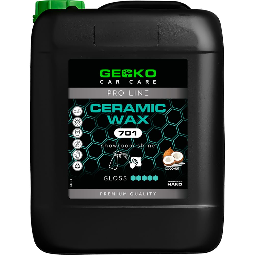 Gecko Ceramic Wax 5 liter 701, Black