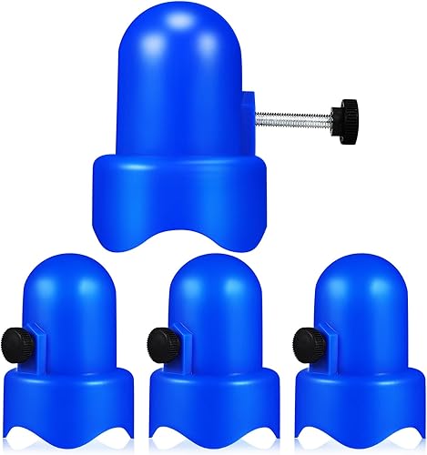 BESPORTBLE Tapas de poste de trampolín, tapas de poste de recinto para poste de 1.5 pulgadas, tapa dura de repuesto para trampolín al aire libre,