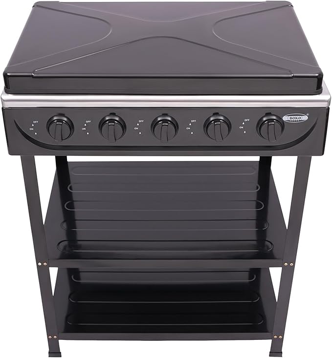 Estufa a Gas con 5 Puestos Portátil para Cocción miniatura 4