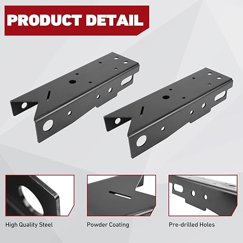 Miniatura 2 de ELITEWILL Kit de reparación de óxido para marco trasero para Chevy Silverado y GMC Sierra 1500 1999-2014 Pickup Truck Cama corta - Accesorios