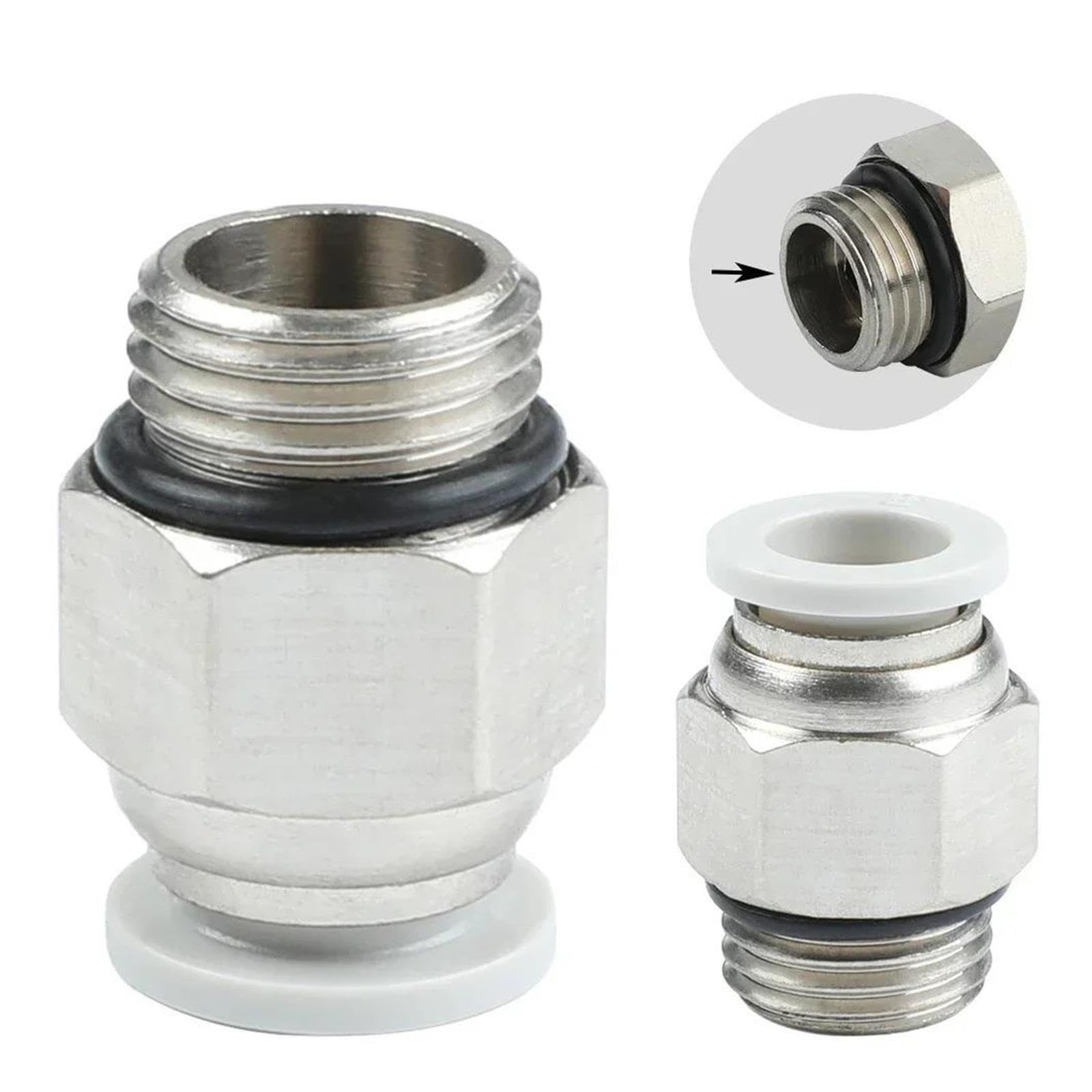 10-teiliges Kunststoff-PC-Push-In-Pneumatik-Rohrverbinder-Set