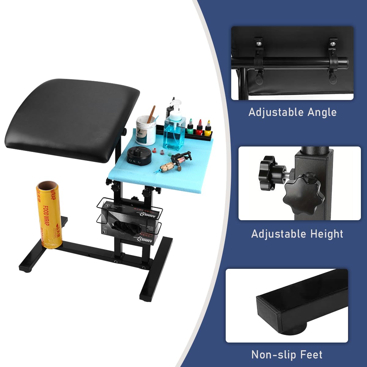 Tattoo Stand Workbench - Professional Artist Tool -4