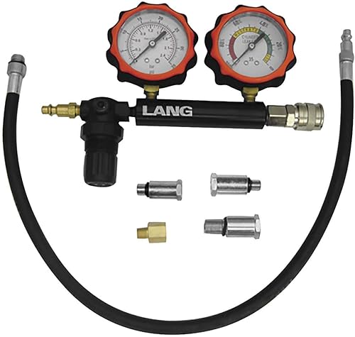 Lang Tools Probador de fugas de cilindro CLT-4M con medidores dobles