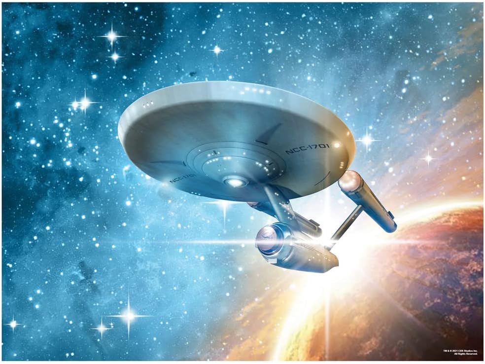 Star Trek Final Frontier 500 Piece Jigsaw Puzzle for Adults, 16" L X 21.5" W
