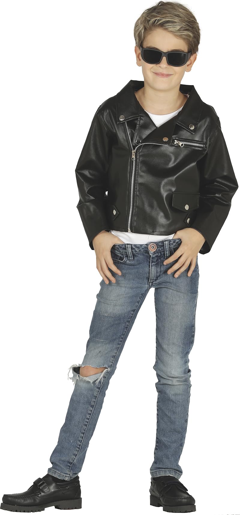 FIESTAS GUIRCA Boys Leather Jacket Costume (5-6 Years)