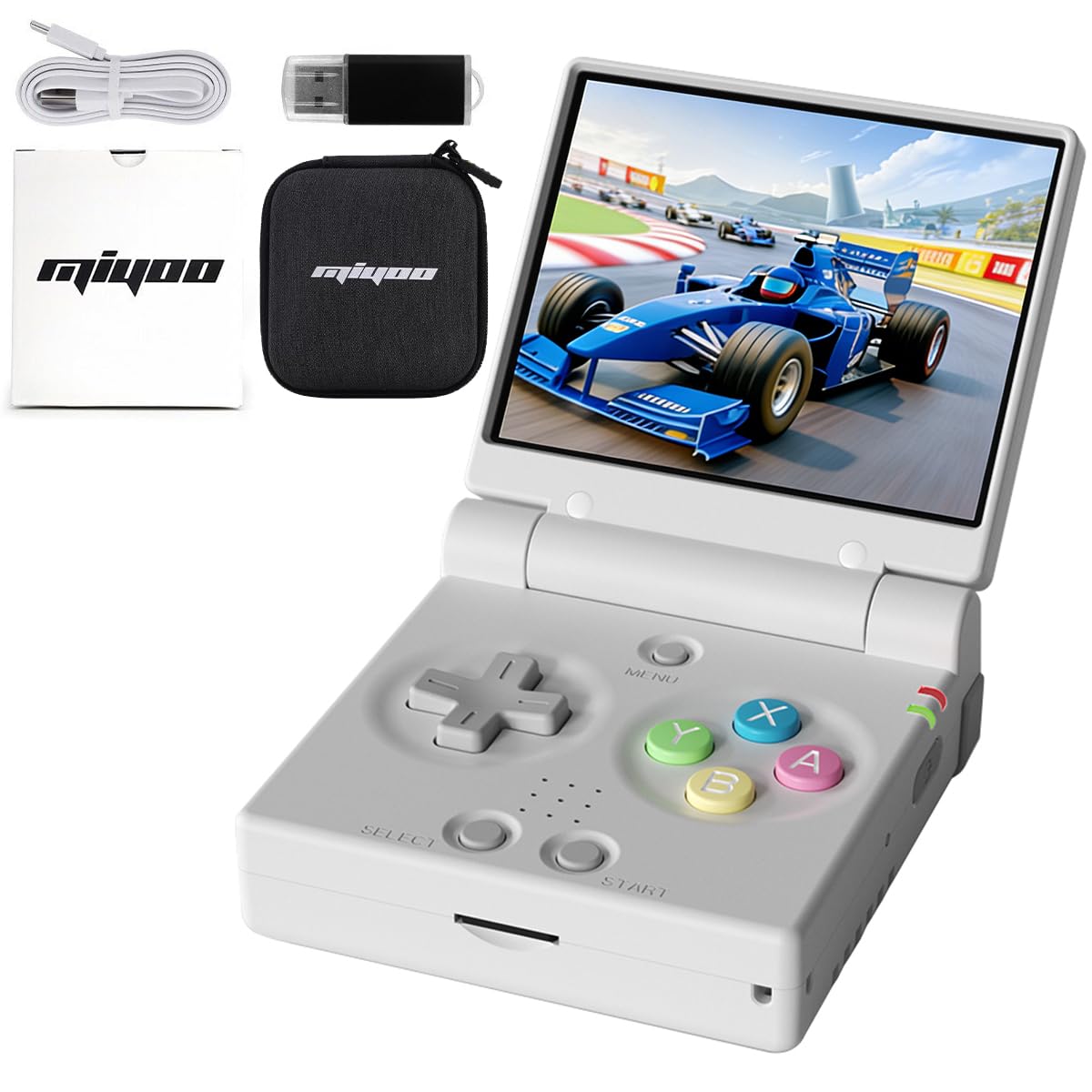 Miyoo Mini Flip 64GBカード付属 OnionOS導入済み Buy Miyoo Mini Flip Handheld Game Console 2.8-inch 750*560 IPS
