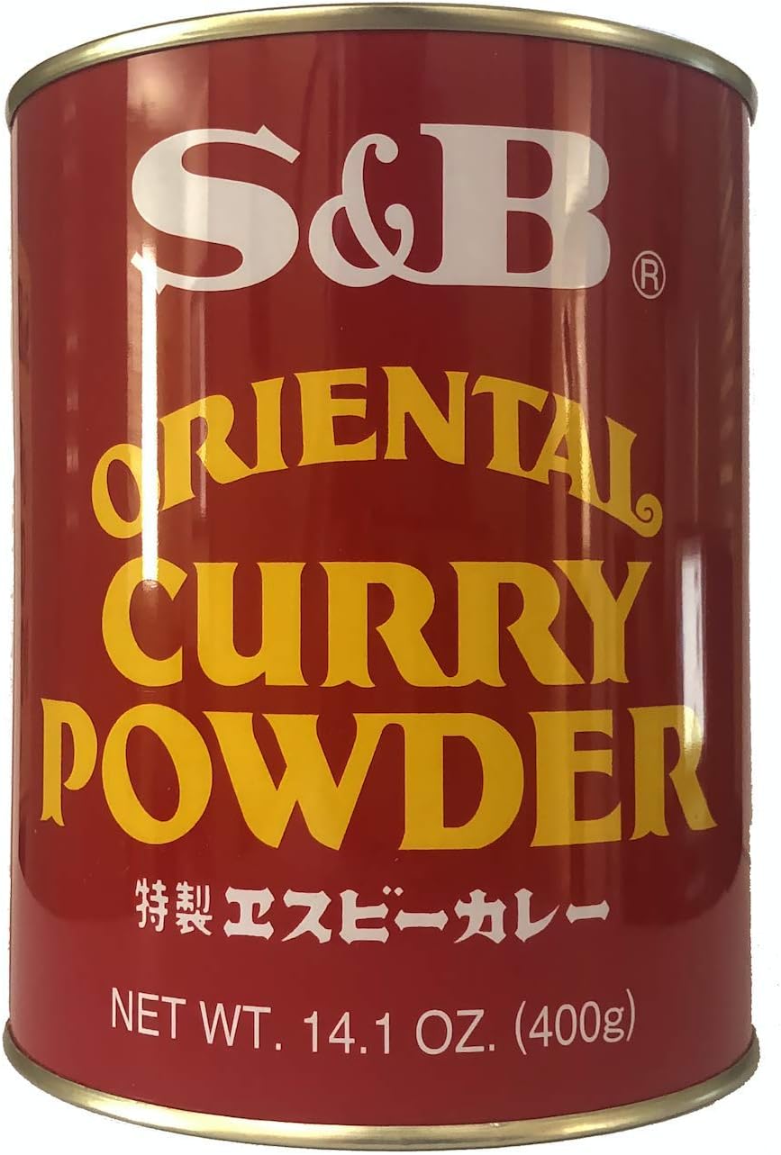 S&B Japanese Oriental Curry Powder オリエンタルカレーパウダー, Commercial Bulk Size Tin - 14.1 Ounce (400 Gram)
