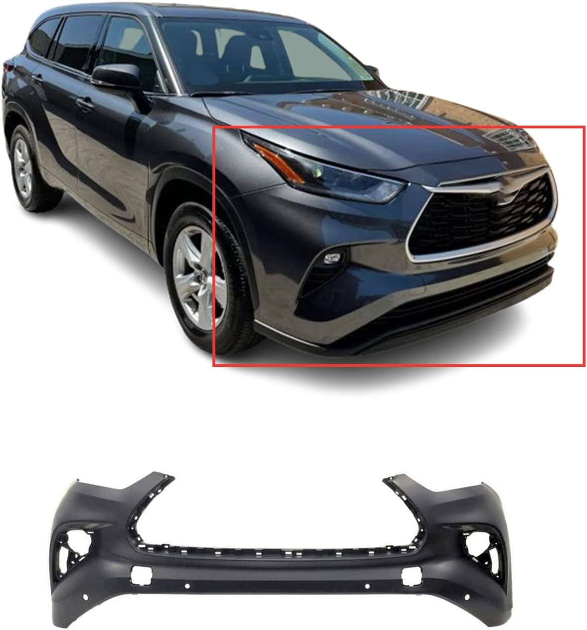 FitParts Compatible With Front Bumper Cover 20202023