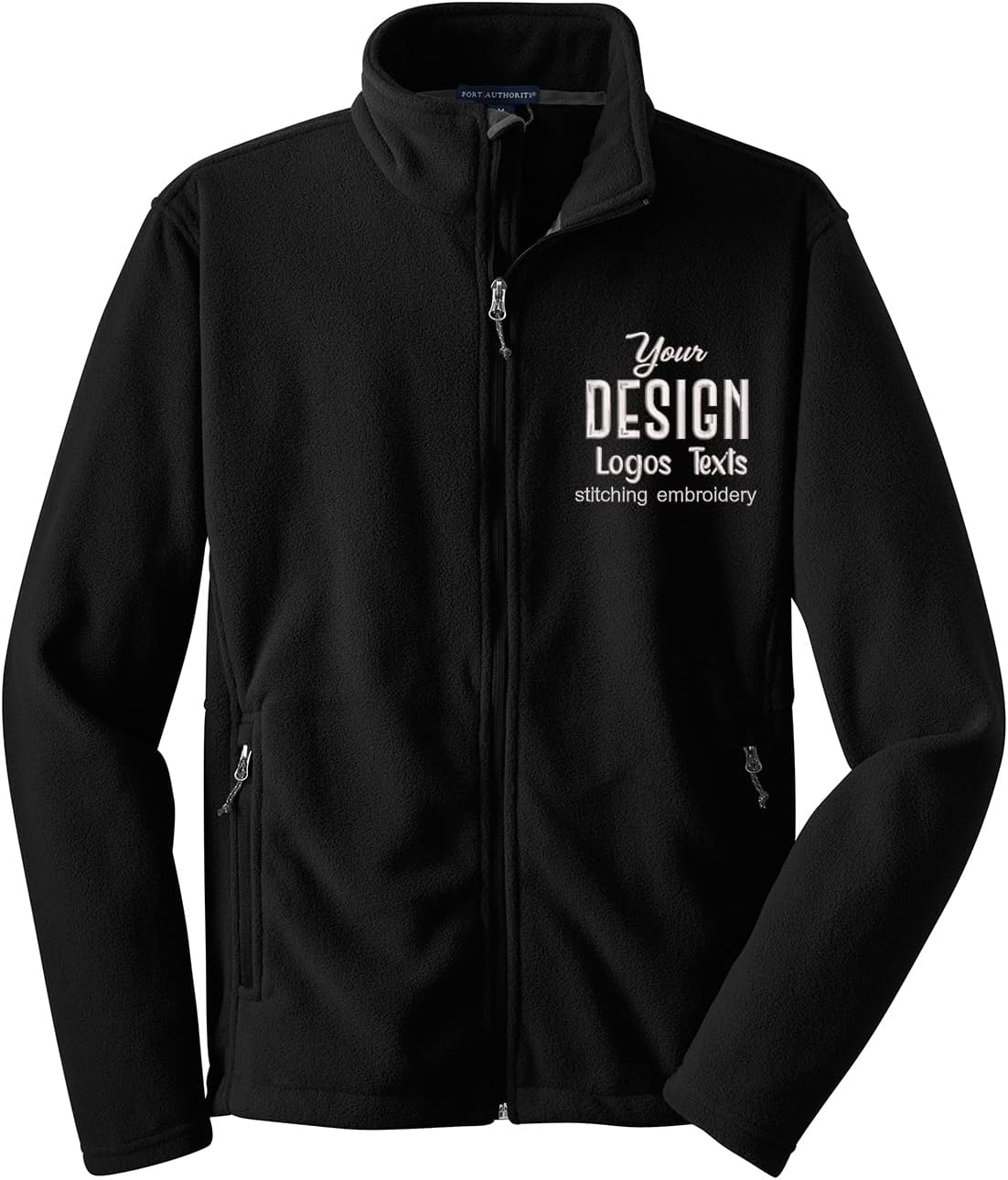 INK STITCH Youth Kids Unisex Y217 Design Your Own Embroidery Logo Texts Warm Fleece Jackets