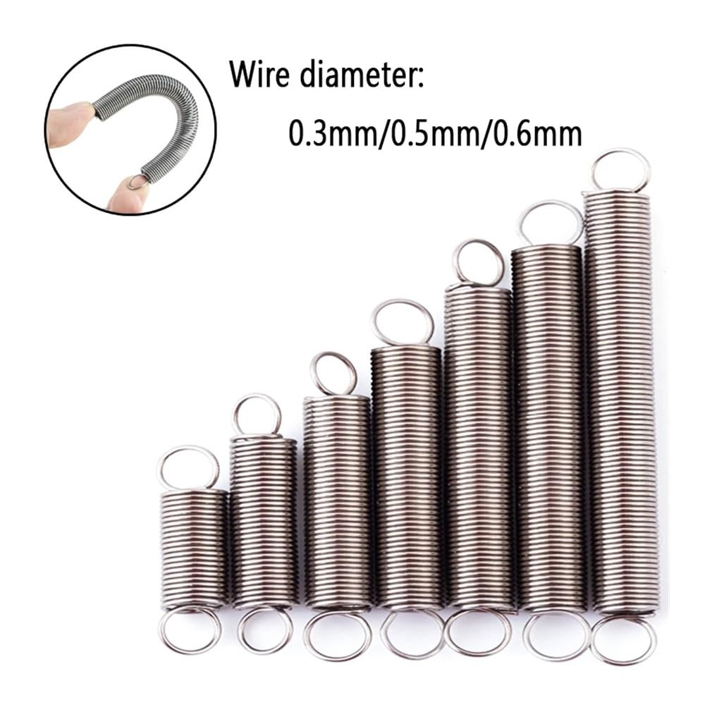 Compression Spring 0.3-5mm Wire Diameter & 305mm Length - 304 Stainless Steel Metric Spring