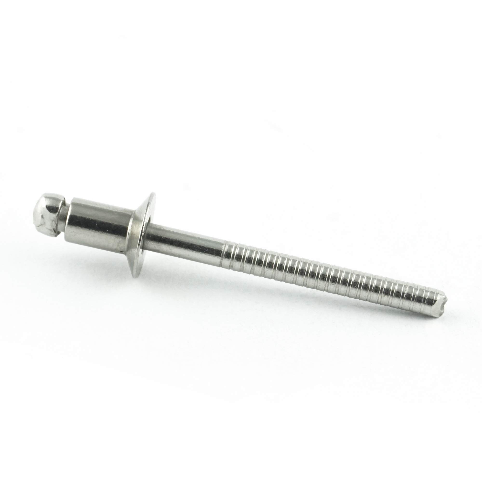 4.8 X 12.5 mm 500 Stück Alu / Alu Becherblindniete Flachkopf Dichtnieten Nieten