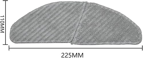 Miniatura 7 de ZeAda Robotic Vacuum Cleaner Parts,Mop Cloth Rags Hepa Filter Main Roller Brush Side Brush Accessories Replacement,Compatible for Midea S8 S8+