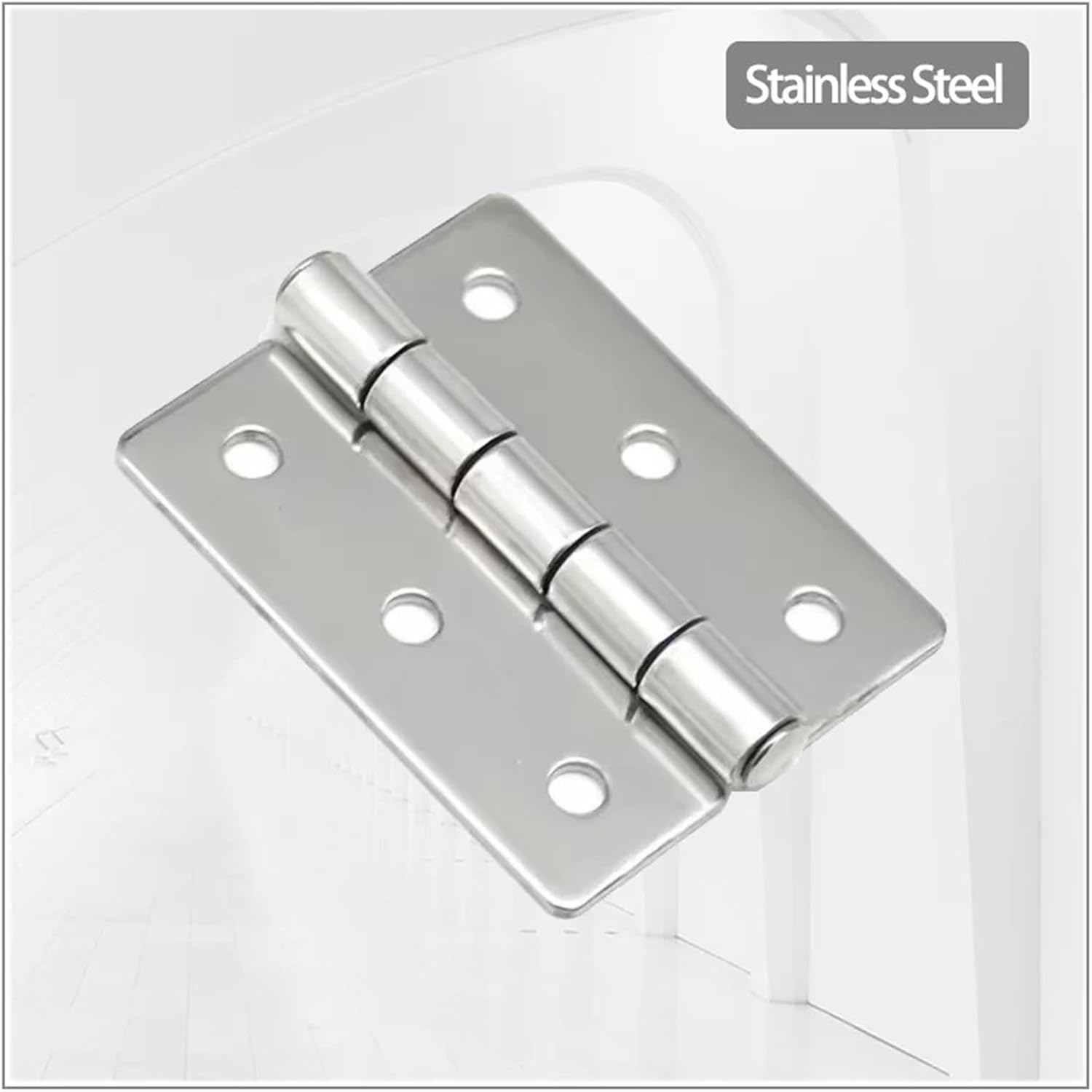 Stainless Steel Hinge Industrial Electrical Machinery Flat Angle Thickened Door 1Pcs