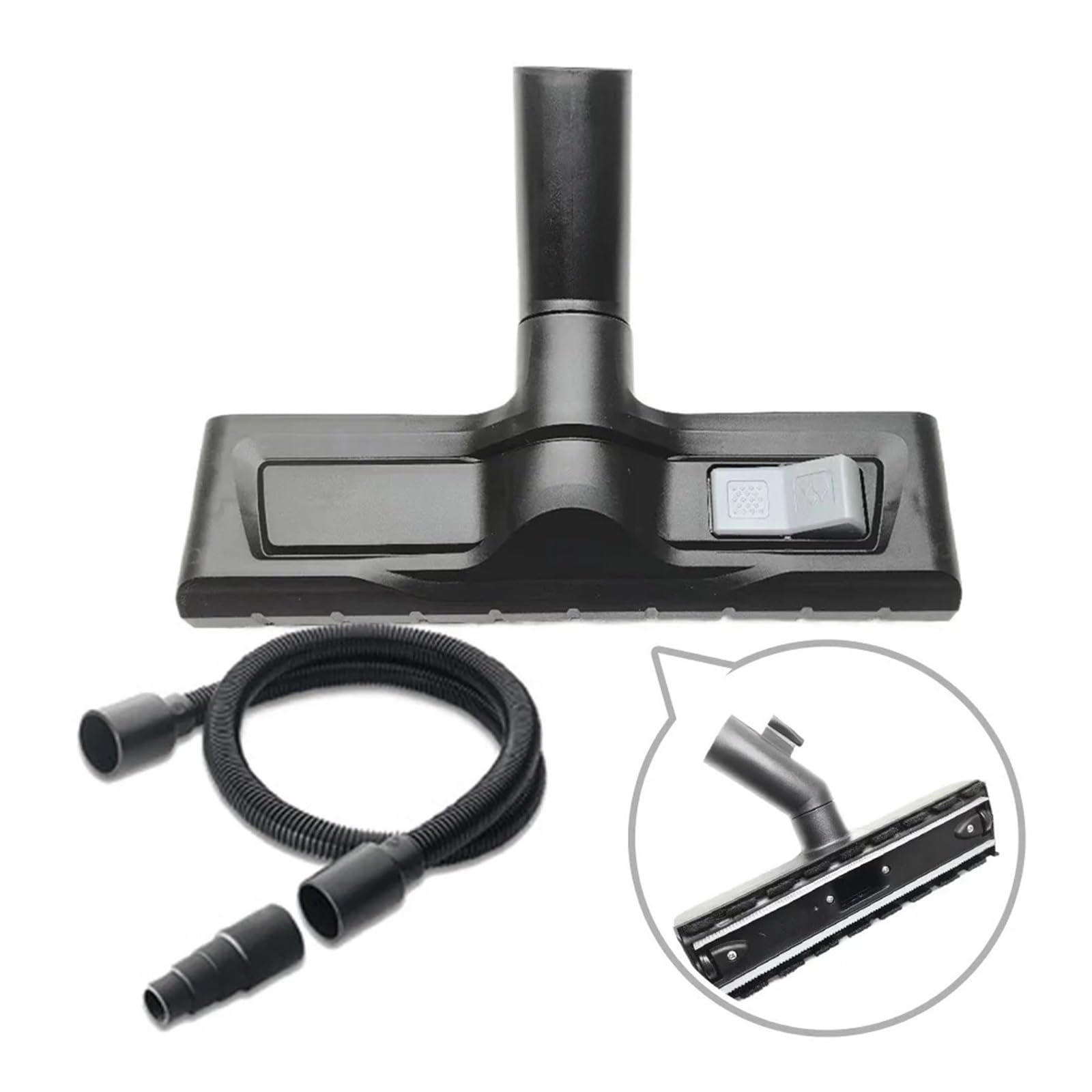 Kit de manguera de succión con adaptador de repuesto for boquilla de suelo, compatible con Karcher, WD5, WD6, WD3 y WD4. Kit de accesorios for boquilla de succión en seco de aspiradoras.