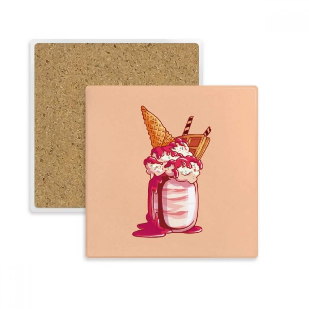 Dessous de verre en pierre biscuit crème au chocolat, idée cadeau originale