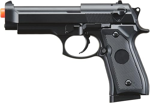 P818 M9 Beretta - Pistola de pistola Airsoft con resorte de cuerpo completo brazos del Reino Unido