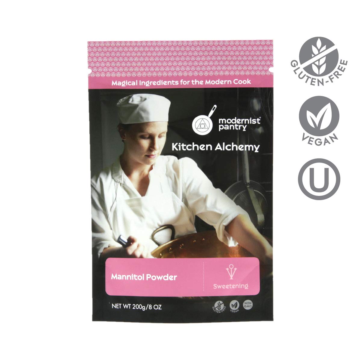 Pure Mannitol Powder Vegan ? Non-GMO Gluten-Free - 200g/7oz