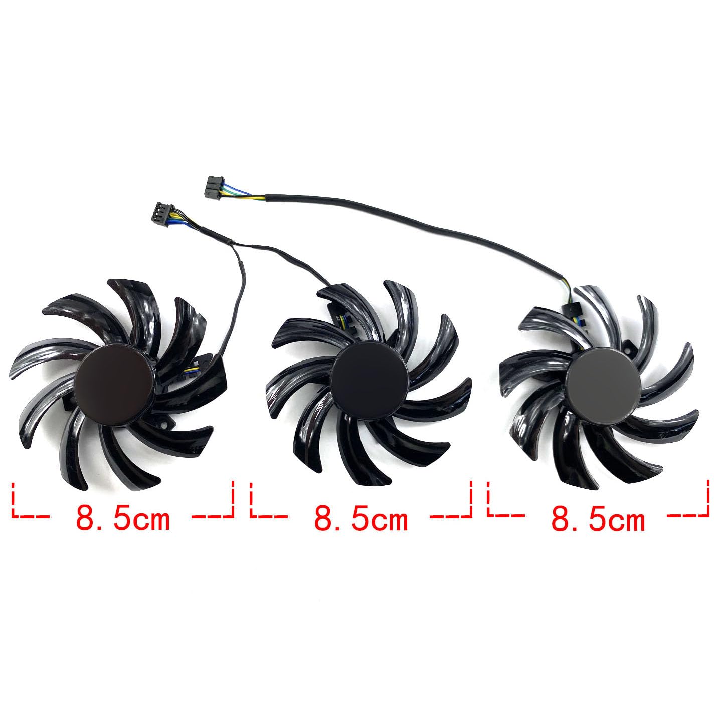 T129215SU do PNY RTX4060ti 4070 XLR8 Verto Triple Fan karta graficzna części laptopa (zestaw z trzema wentylatorami)