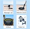 Metal Detector MD-4060 Metal Detector Professional Underground Gold Detector Pin Pointer Detection Jewelry Treasure Hunter High Sensitivity Easy Operation Easy Carry