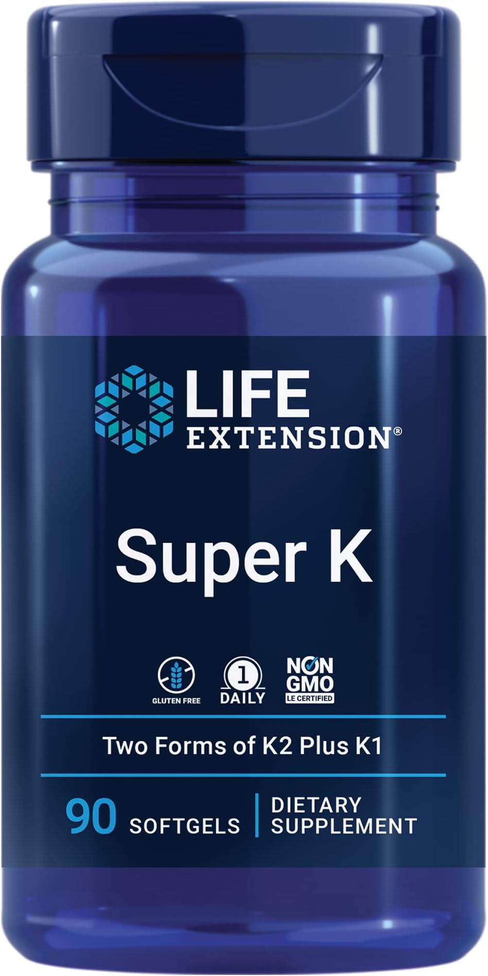 Super Vitamin E 268mg & Super K Vitamin K1 K2 MK-7 MK-4 Vitamin C - Heart, Brain, Bone & Immune Health - 90 Softgels