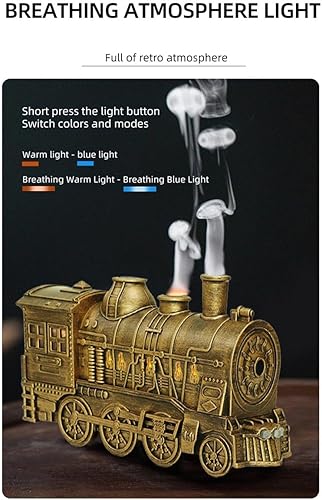 Miniatura 7 de Steam Train Air Diffusers for Home, Aromatherapy Humidifier & Essential Oil Diffuser, 300ml Cool Mist Quiet Aromatherapy Diffuser with Dual Mist and