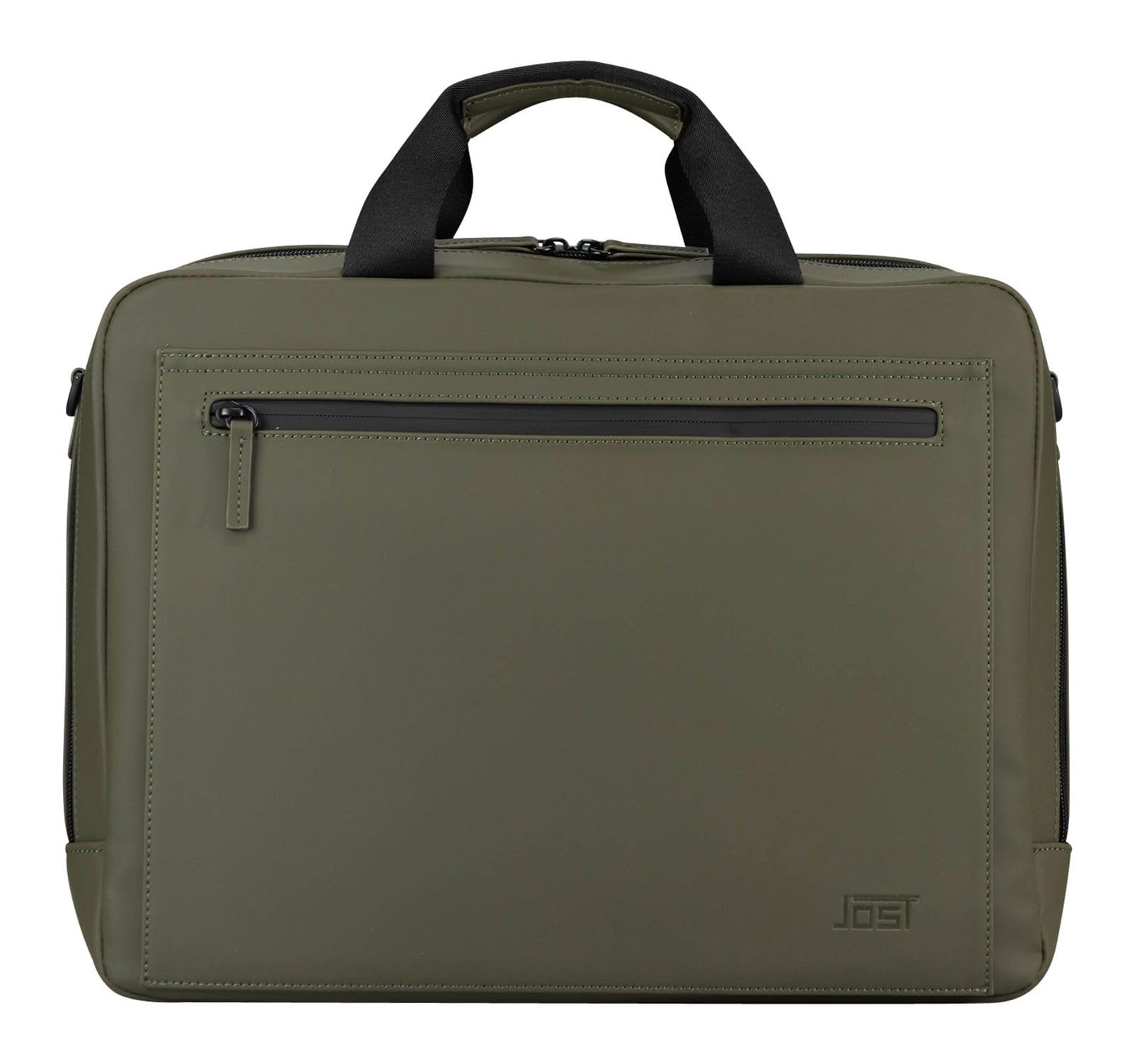 Halmstad Business Bag 2C JOST sac ordinateur olive double compartiment - 6