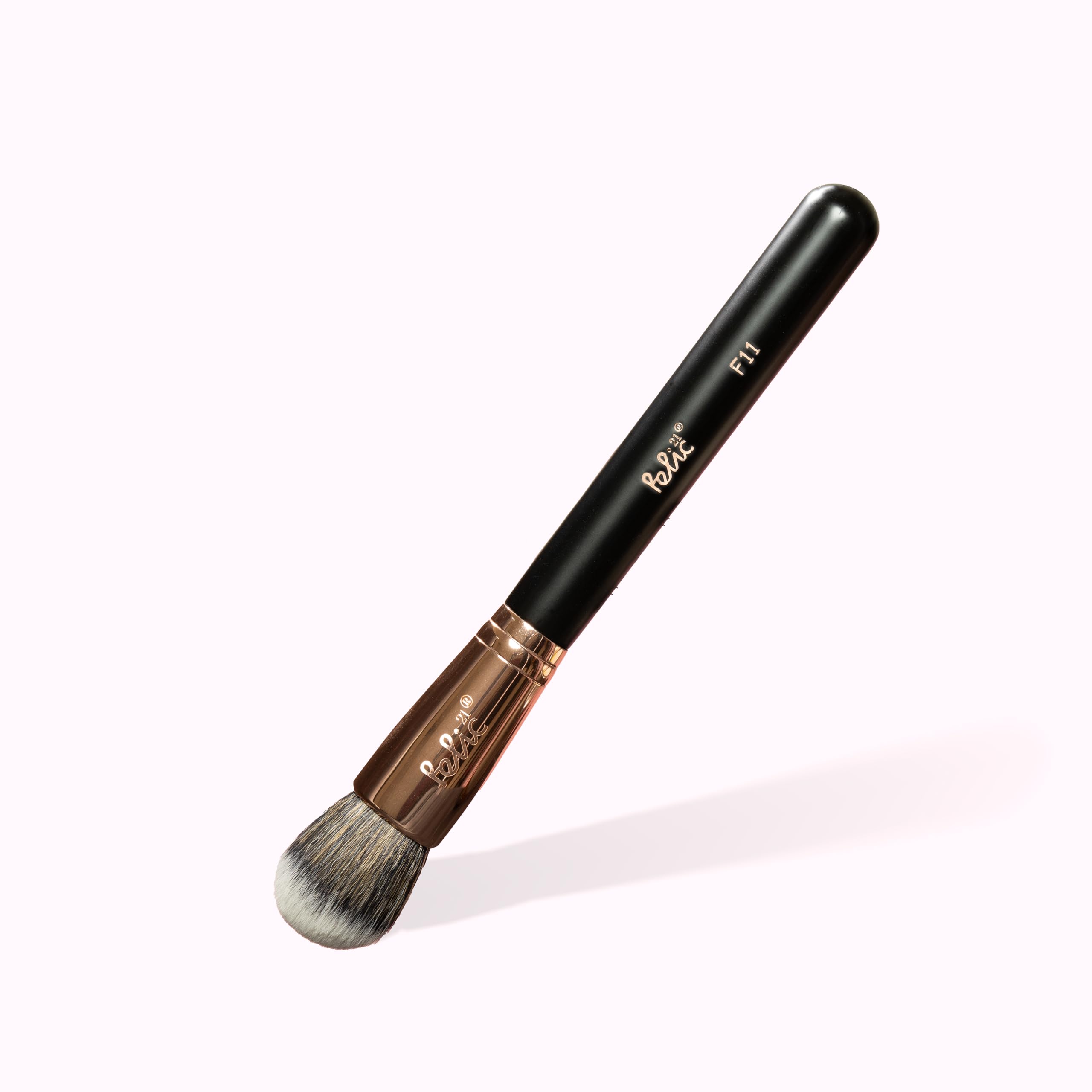 F11 Liquid Blush Brush for Cream & Liquid Blusher - Soft Dense Synthetic Bristles - Professional Face Makeup Blending Brush for Cheeks - Streak Free Finish-image-45
