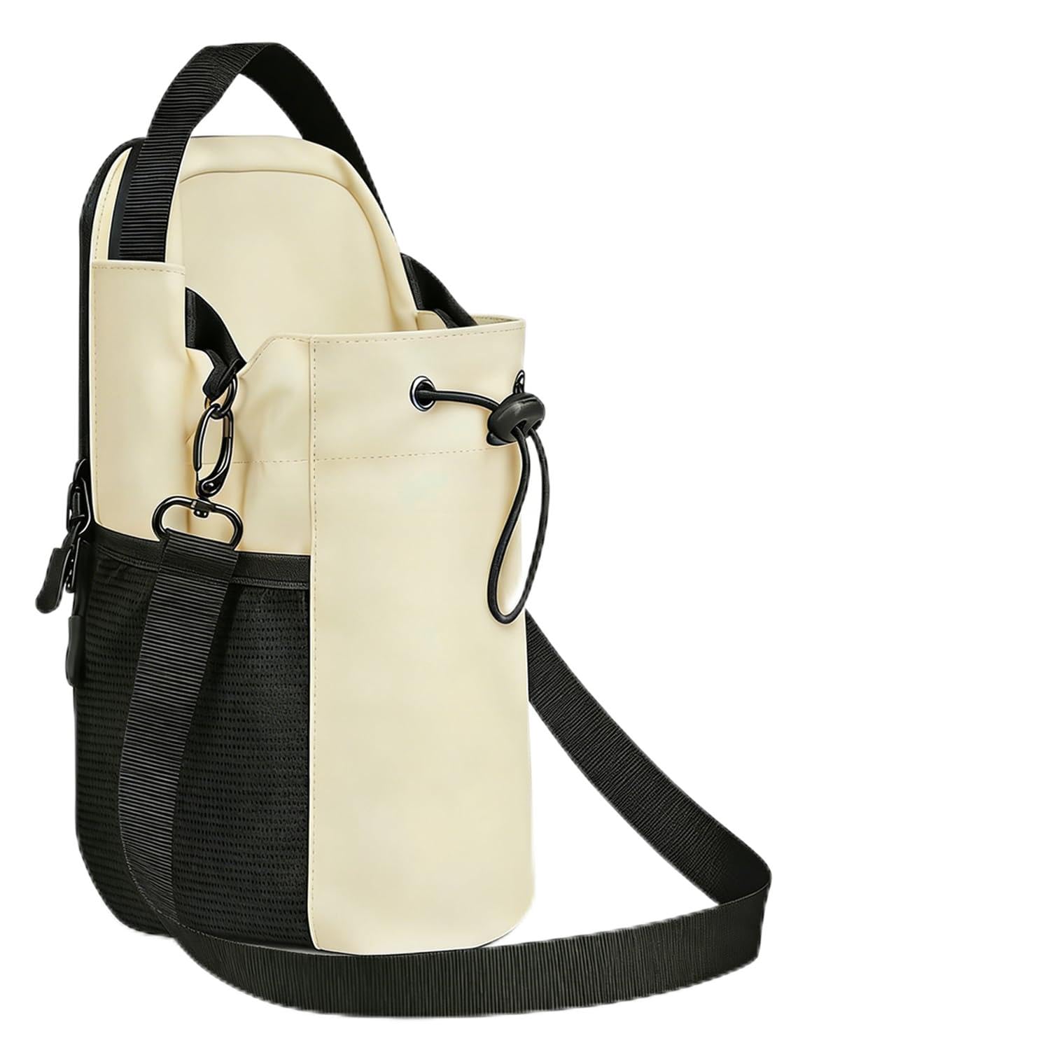 Magnetic Gym Bag Wasserflaschenhülle Magnetische Sporttasche mit Flaschenhalter 1,5L - Fitness Gym Training (Weiß)