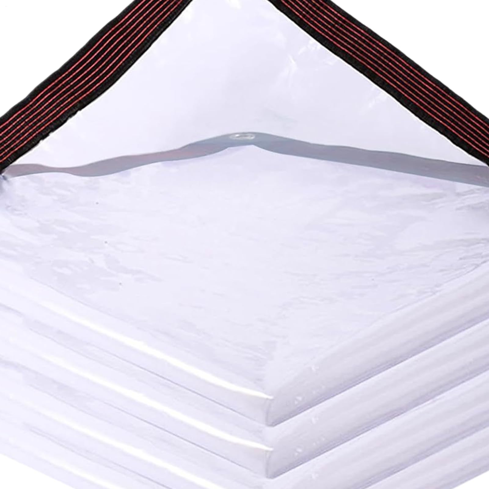 Plandeki Solidne Wodoodporne 2.1x6.1m Przezroczysta Osłona Przeciwdeszczowa