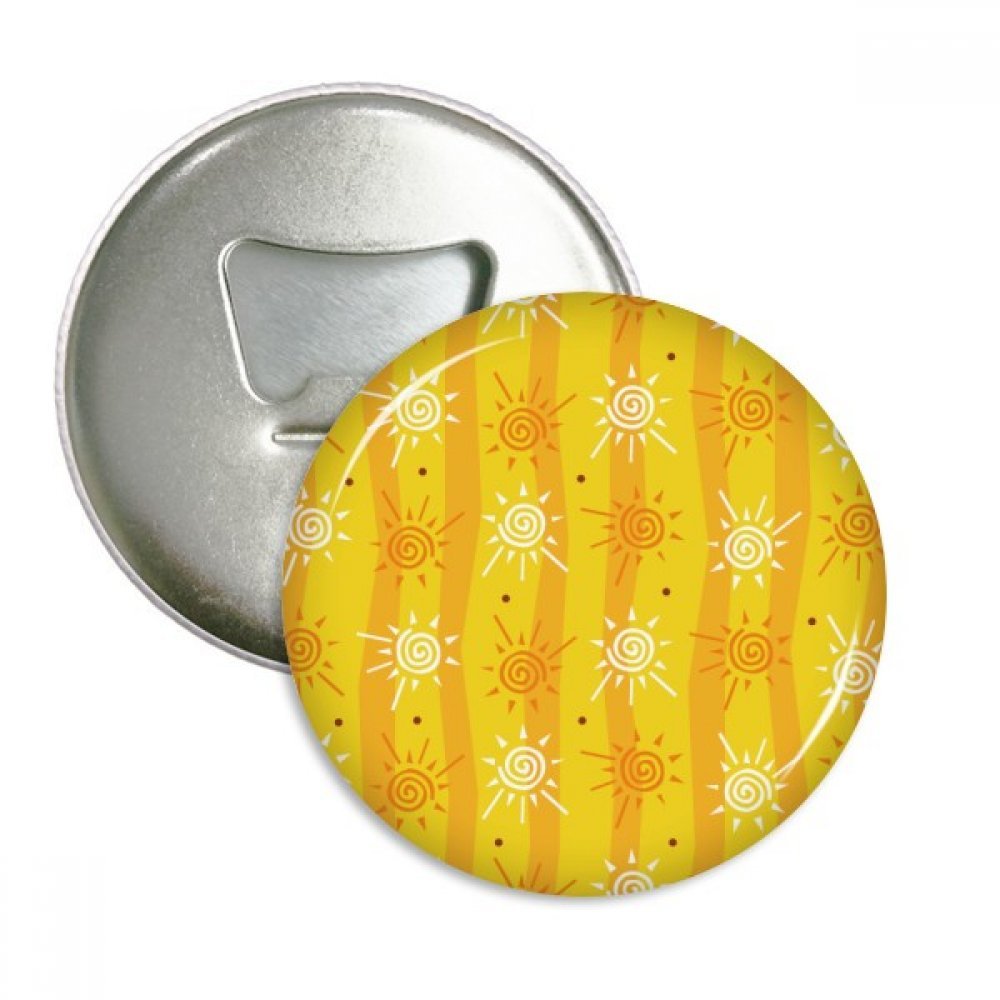 Cadeau Aimant Ouvre-Bouteille Peinture Soleil Idée Souvenir Argent