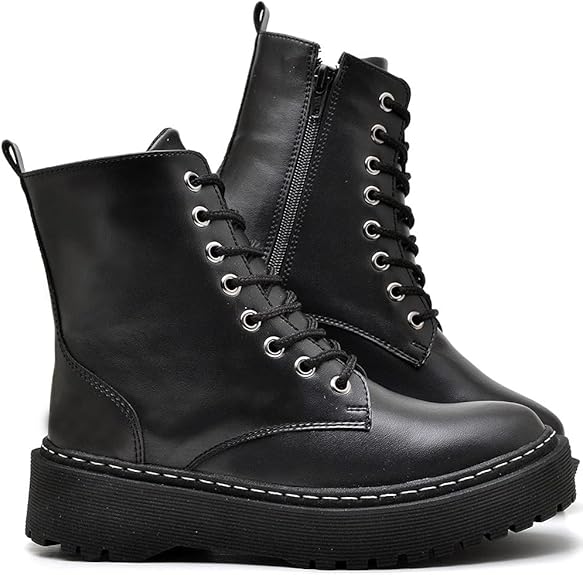 Bota Coturno Feminina Tratorada Tendência Blogueiras