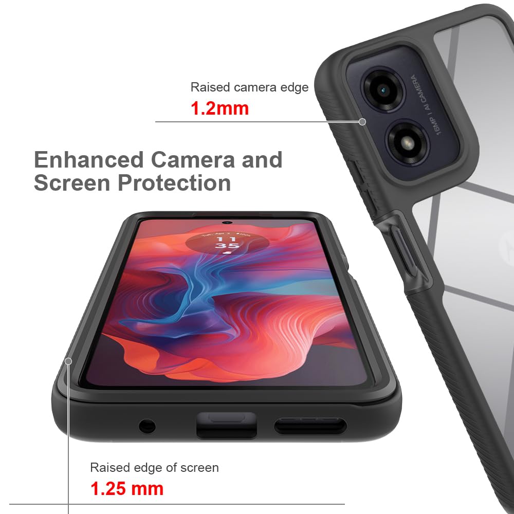 Cover Compatible With Motorola Moto G24/G04 Case With 1 Pack - View #6