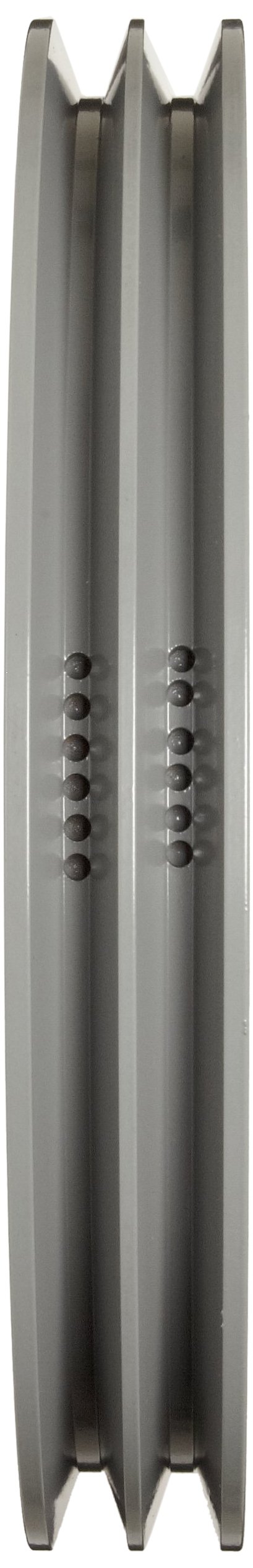 TB Woods 2BK130 FHP QT Bushed V-Belt Sheave, B Belt Section, 2 Grooves, QT Bushing required, Cast Iron, 12.75