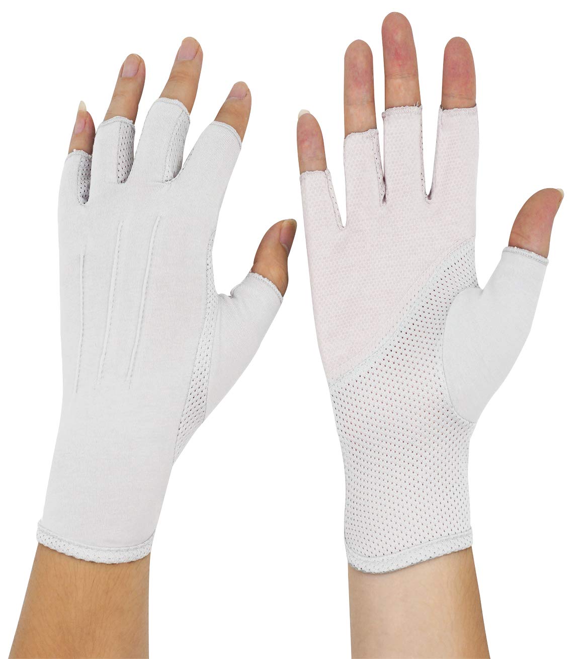 Gants Cyclisme Summer Homme - Mi-Doigts Coton Anti-UV