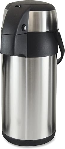 GJO11961 - Termo de acero inoxidable gran capacidad con tapa extraíble Plateado 1