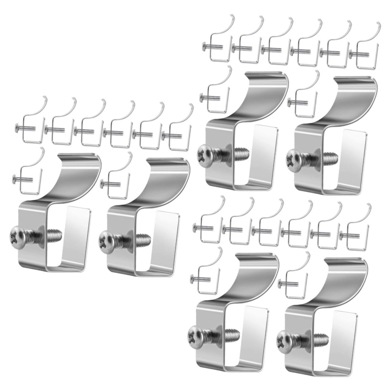 VILLCASE 3 Series Gancho De Pared Colgante Ganchos Transparentes Para Colgar Ganchos De Revestimiento Los Ganchos De Pared Se Pegan Percha Muro Vinilo 10 Piezas*3