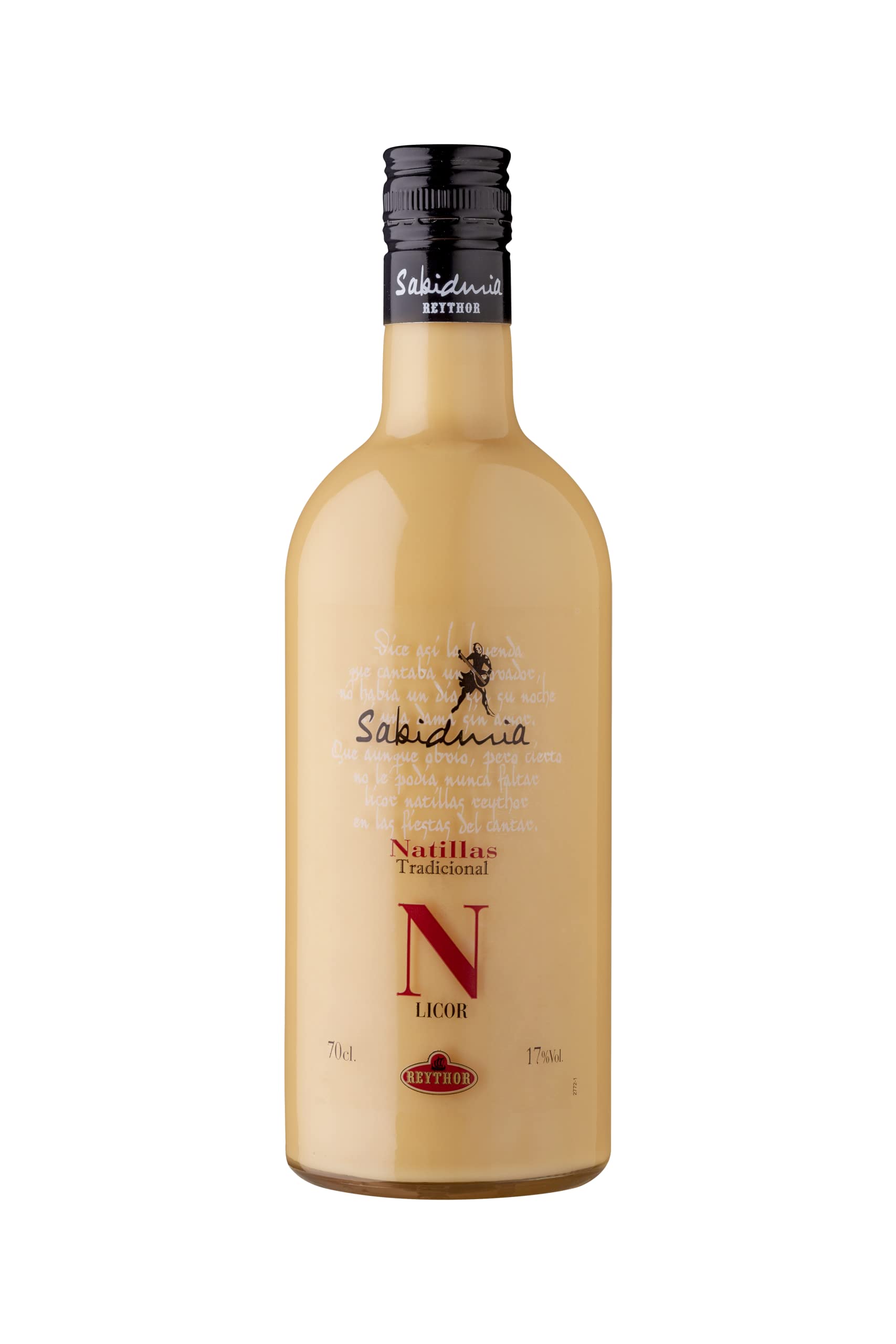Crema natillas Sabiduría Reythor 17% 70cl