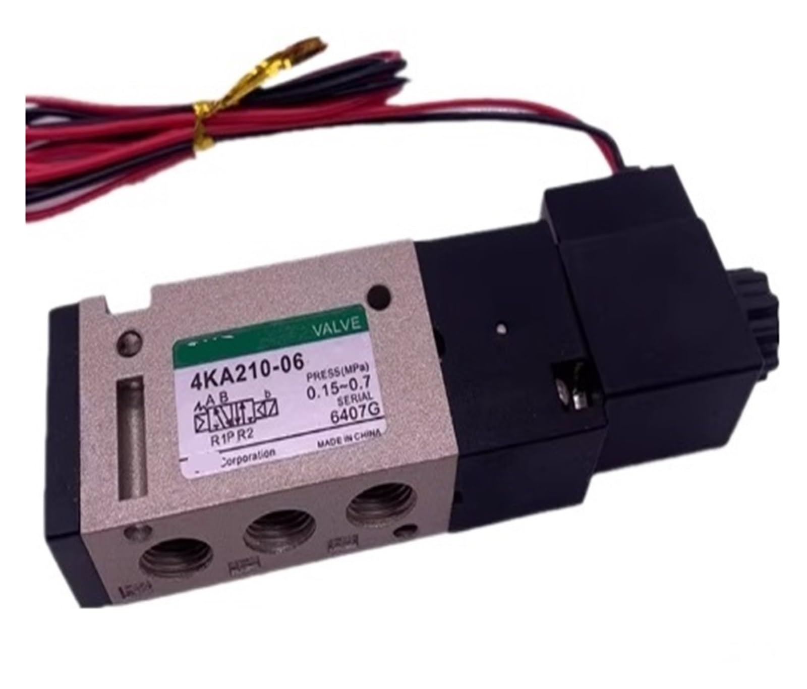 Électrovanne 4KA210-06 à commutation rapide et étanchéité renforcée DC24V