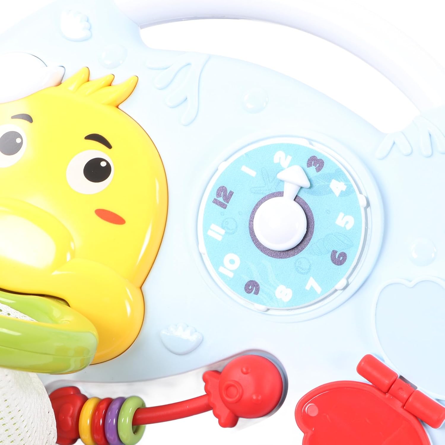 Baby Learning Table, Ocean Theme Educational Blue Multifunctional Musical Learning Table for Kids