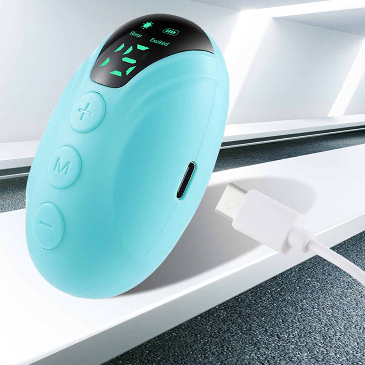 Instrumento Práctico para Dormir Microcorriente Portátil Pequeño, 1, Dispositivo Eléctrico Inteligente para Aliviar el Estrés, Uso Doméstico en Dormitorio, para Relajación