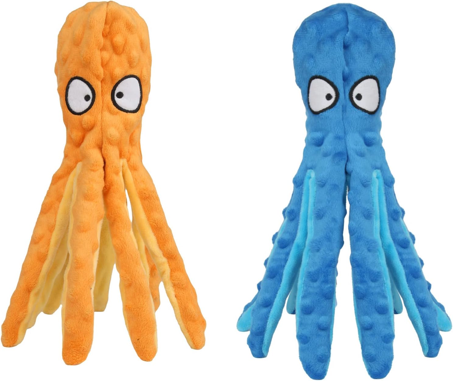 PIPPLER 2 Pack a Set Octopus No Stuffing Crinkle Plush Toy