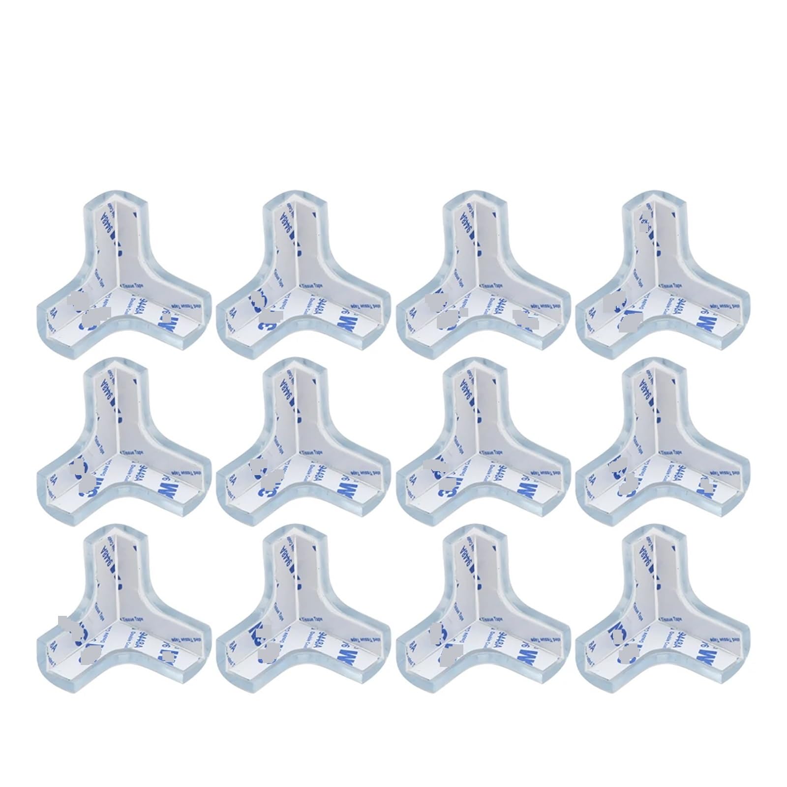 WDWDW Corner Edge Table Protectors Children Safety Silicone Furniture Protection Transparent Anti Collision Guards