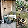 Ottsuls Bird Feeder Pole, 45 INCH Heavy Duty Shepherds Hooks for Outdoor with 5 Prong Base, Adjustable Stand Hanger for Garden Plant, Hummingbird Feeder, Lantern, Hanging Wedding Decor (1 Pack) #3