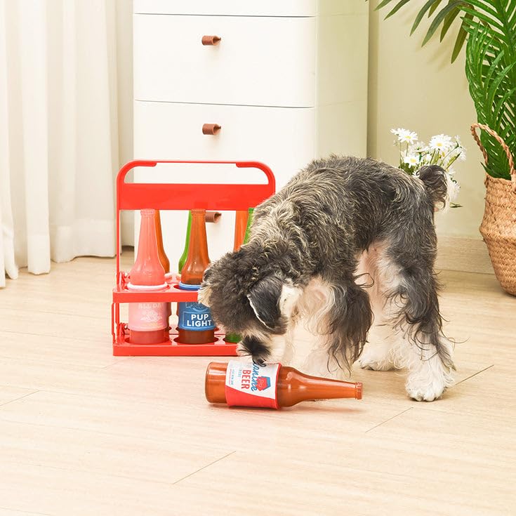 Juguete morder y sonar para perros HugSmart Boozy Tailz 8.7 pulg miniatura 4