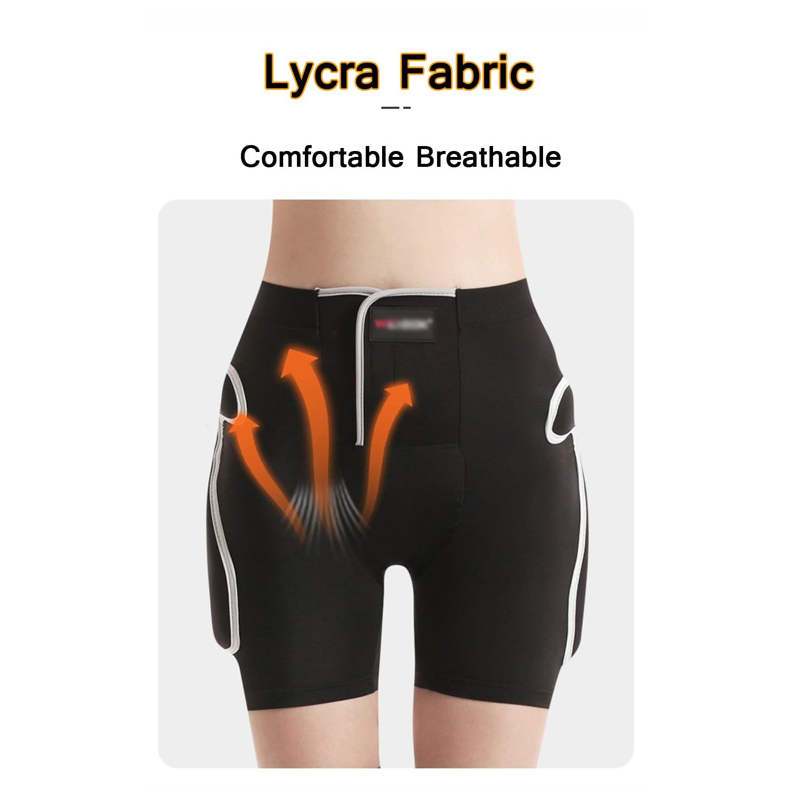 Shorts Rembourrés pour le Vélo Short À Coussinets Protection EVA Short D'impact pour Snowboard pour Ski Snowboard Skateboard Hommes Femmes Jeunes Enfants