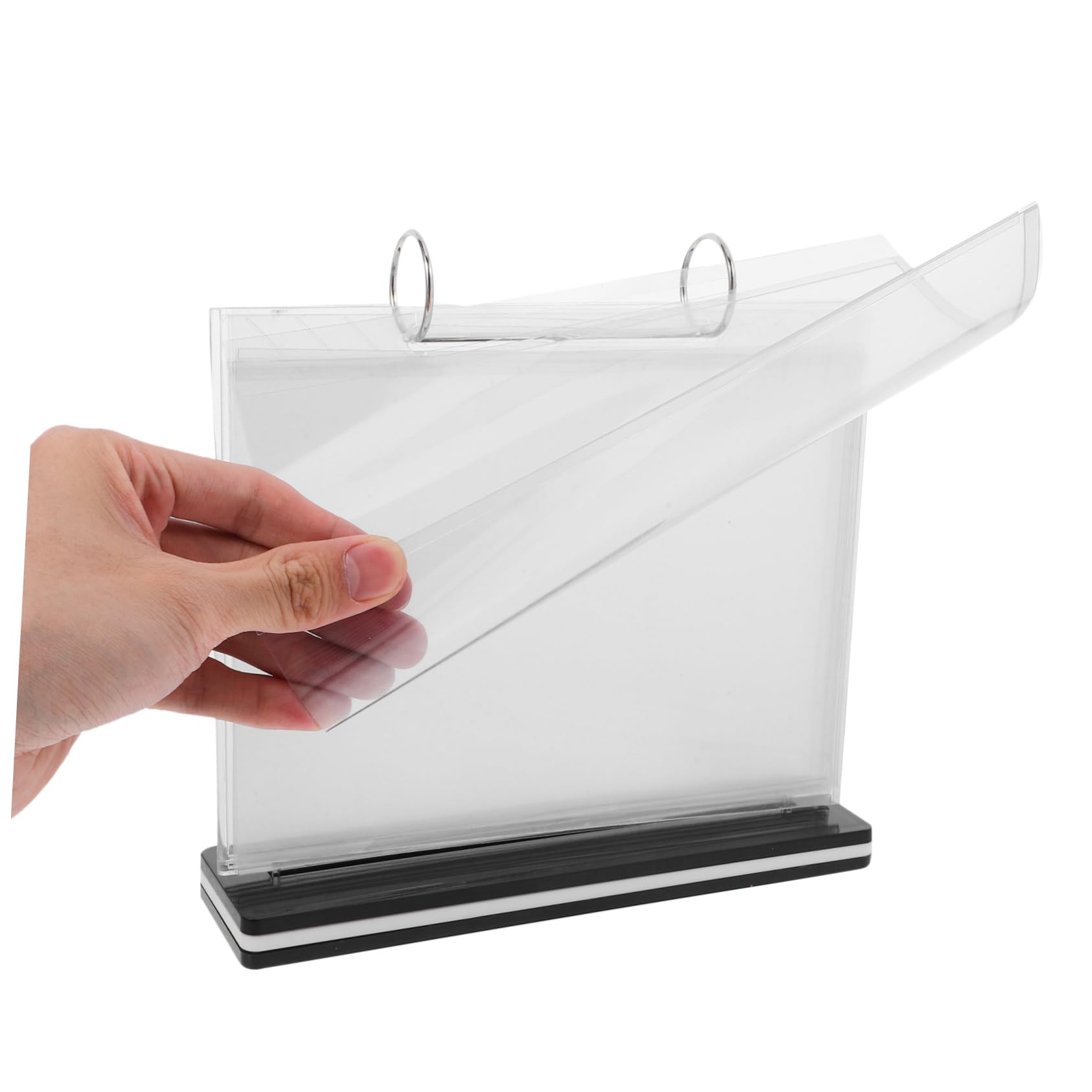 HOLIDYOYO Menu Stand Holder Advertising Display Rack Modern Restaurant Display Stands
