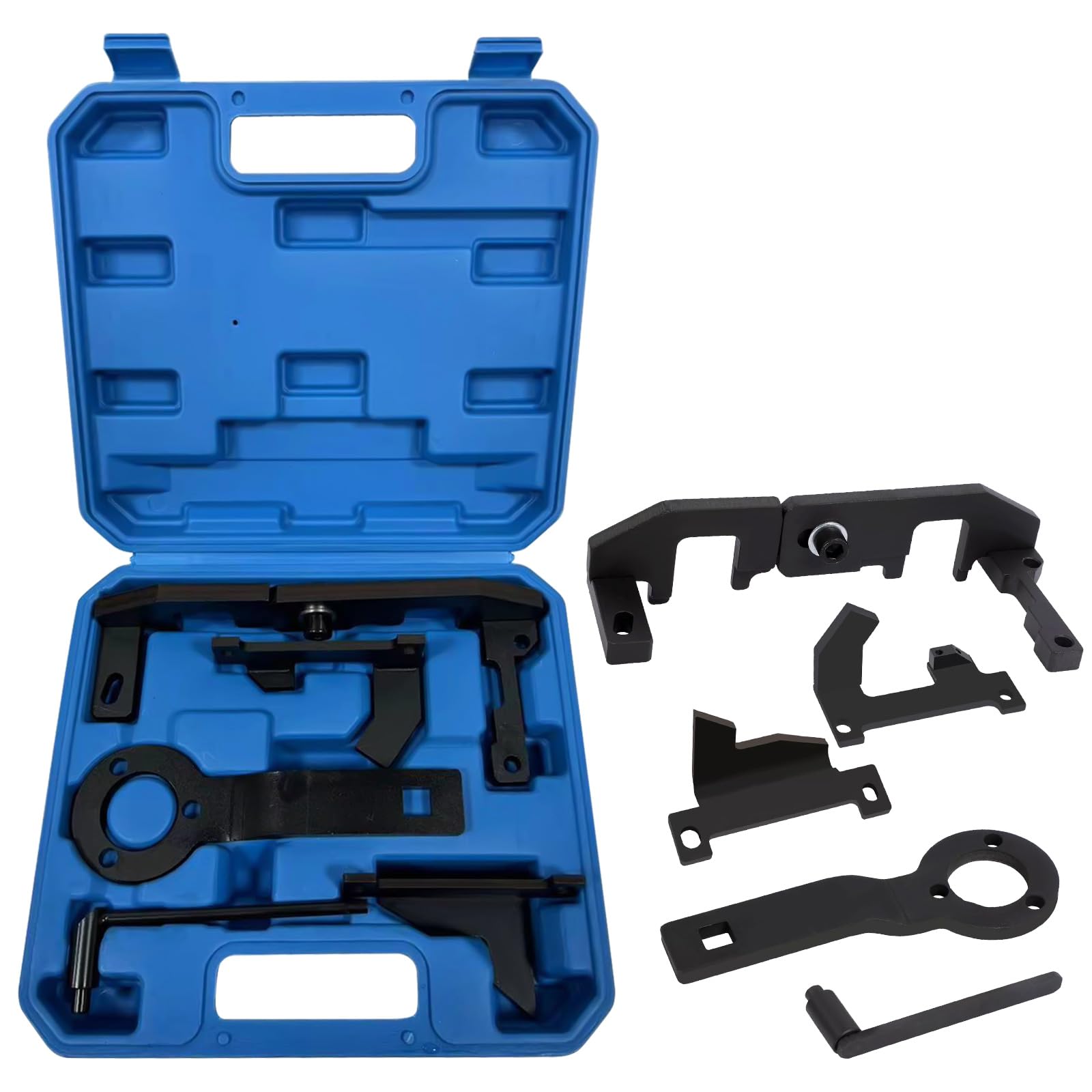 Kit Messa in Fase Motore Strumento Regolazione Compatibile con Peugeot 1.0 VTi 1.2 VTi 108 208 308 2008, Citroen, Opel, Toyota 1.0, 1.2, EB0 (ZMZ), EB2 (HMZ) 0109-2A, 0109-2B, 109-2B, 109-2C, 109-2D