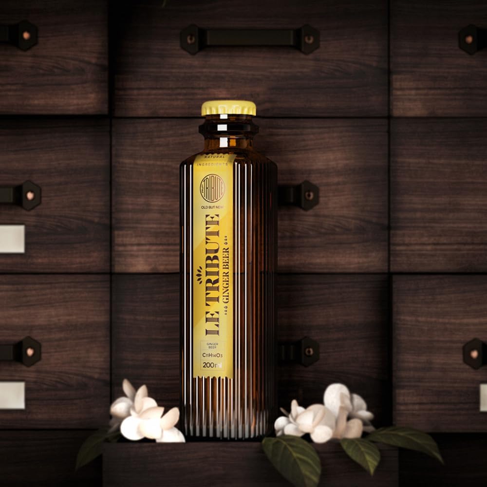 FRESH LE TRIBUTE GIN Ginger Beer 24 x 200 ml natürliche Zutaten Quellwasser